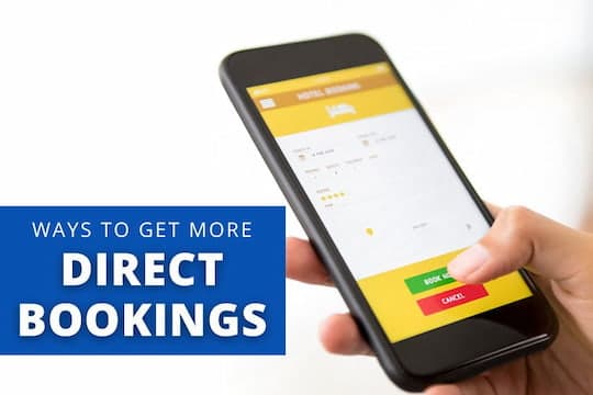 Ways to Get More Direct Bookings - Booking mobile